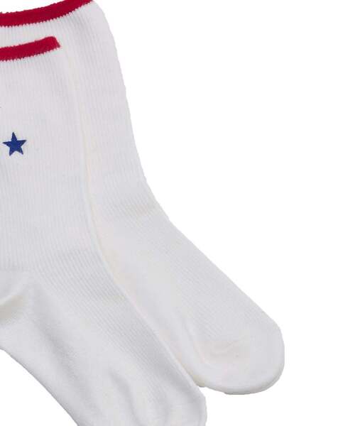 CONVERSE TOKYO(コンバーストウキョウ)の「TOP LINE SOCKS(ソックス/靴下・レディース・ブラック/オフホワイト/グレー・S/M)」の4枚目の写真