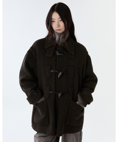 THEENDQUESTION(ジエンドクエスチョン)の「Toggle handmade coat / BROWN(ダッフルコート・レディース・その他・FREE)」の2枚目の写真