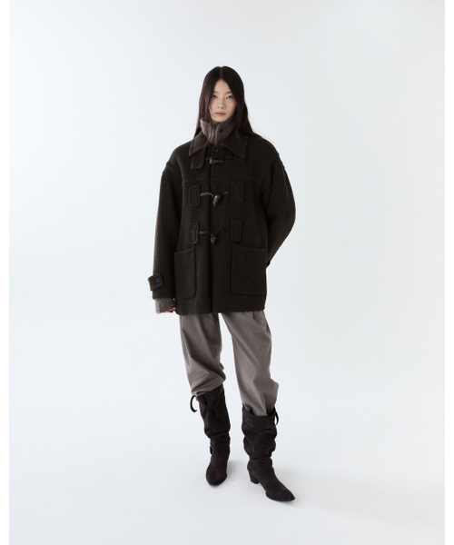 THEENDQUESTION(ジエンドクエスチョン)の「Toggle handmade coat / BROWN(ダッフルコート・レディース・その他・FREE)」の3枚目の写真