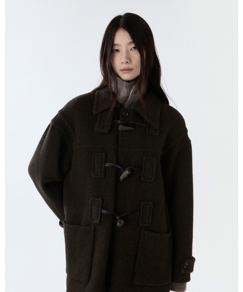 THEENDQUESTION(ジエンドクエスチョン)の「Toggle handmade coat / BROWN(ダッフルコート・レディース・その他・FREE)」の5枚目の写真