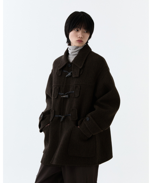 THEENDQUESTION(ジエンドクエスチョン)の「Toggle handmade coat / BROWN(ダッフルコート・レディース・その他・FREE)」の8枚目の写真