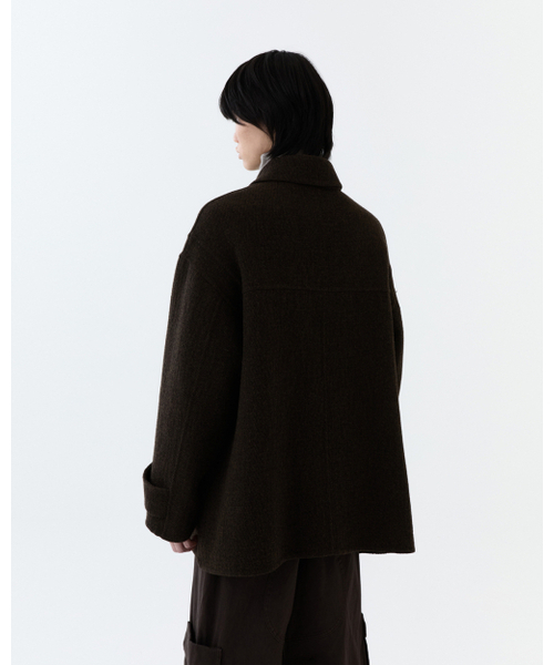THEENDQUESTION(ジエンドクエスチョン)の「Toggle handmade coat / BROWN(ダッフルコート・レディース・その他・FREE)」の9枚目の写真