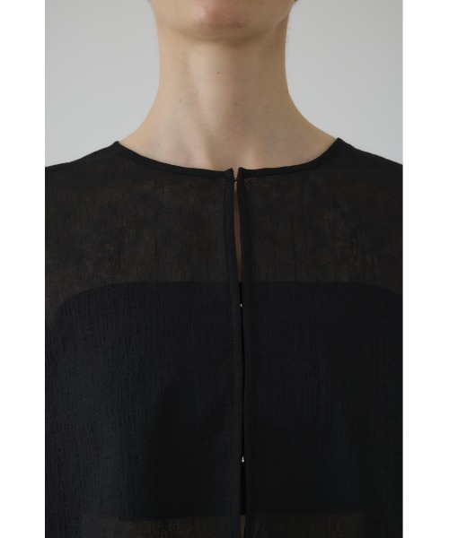 RIM.ARK(リムアーク)の「【RESTOCK PRE ORDER】Open sleeve sheer SH(シアー リラックス ワイド シャツ)(シャツ/ブラウス・レディース・ホワイト/ブラック・FREE)」の20枚目の写真