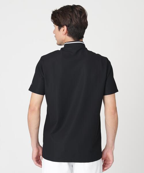 PING（ピン）の「【PING APPAREL】ワッフルロゴジャカード襟ハイネックシャツ (MENS)（Tシャツ/カットソー・メンズ・ホワイト/グレー/ブラック・M/LL/LL1/L/S）」の4枚目の写真