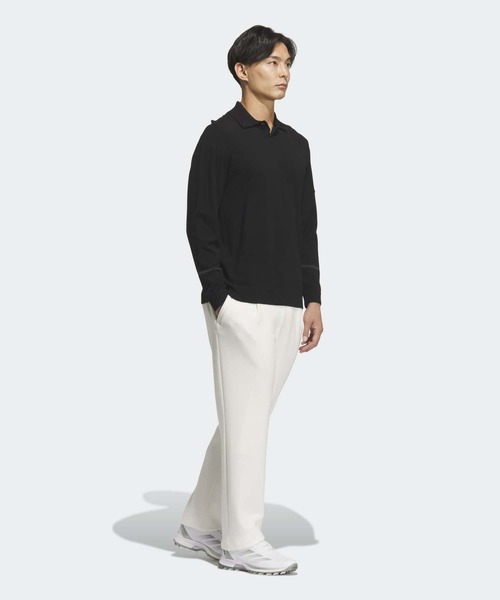adidas(アディダス)の「ニット ポロシャツ 長袖【adidas Golf/アディダスゴルフ】(ポロシャツ・メンズ・ブラック・X-LARGE/MEDIUM/LARGE)」の5枚目の写真
