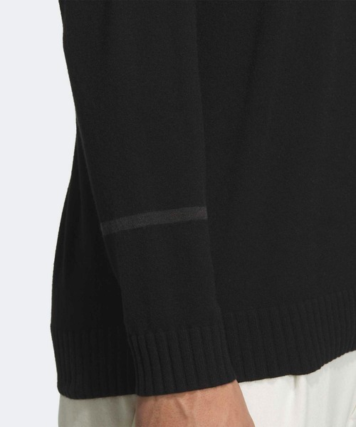 adidas(アディダス)の「ニット ポロシャツ 長袖【adidas Golf/アディダスゴルフ】(ポロシャツ・メンズ・ブラック・X-LARGE/MEDIUM/LARGE)」の4枚目の写真