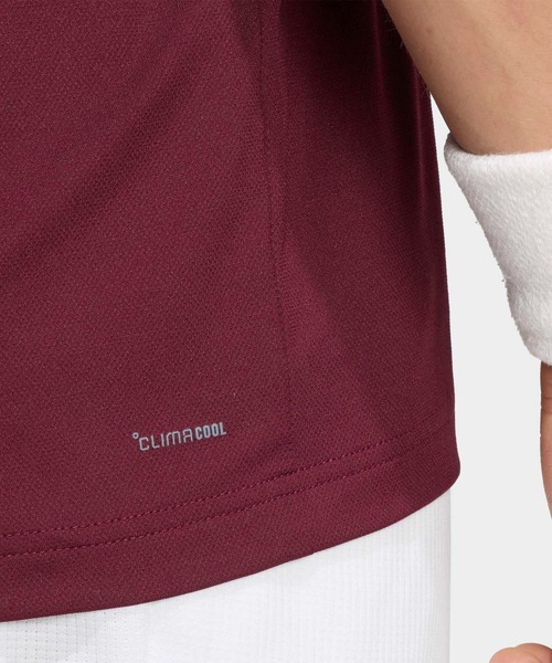 adidas(アディダス)の「テニス クラシックス 半袖Tシャツ / アディダス adidas(Tシャツ/カットソー・メンズ・レッド・XX-LARGE/XXX-LARGE/LARGE/MEDIUM/SMALL/X-LARGE)」の4枚目の写真