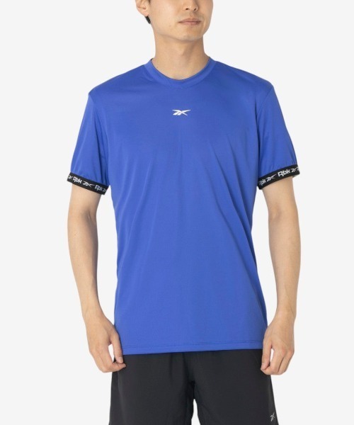 Reebok(リーボック)の「トレーニング Tシャツ / TRAINING TEE(Tシャツ/カットソー・メンズ・ブラック/ブルー/グリーン・MEDIUM/SMALL/X-LARGE/LARGE)」の1枚目の写真