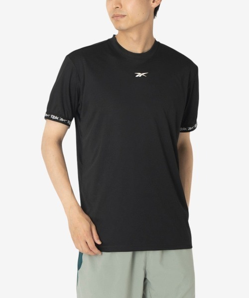 Reebok(リーボック)の「トレーニング Tシャツ / TRAINING TEE(Tシャツ/カットソー・メンズ・ブラック/ブルー/グリーン・MEDIUM/SMALL/X-LARGE/LARGE)」の2枚目の写真