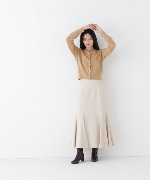 NATURAL BEAUTY BASIC(ナチュラルビューティーベーシック)の「ドットフラワー刺繍カーディガン(カーディガン/ボレロ・レディース・ベージュ系その他/ブラック系その他2/ホワイト系その他・フリ-)」の13枚目の写真