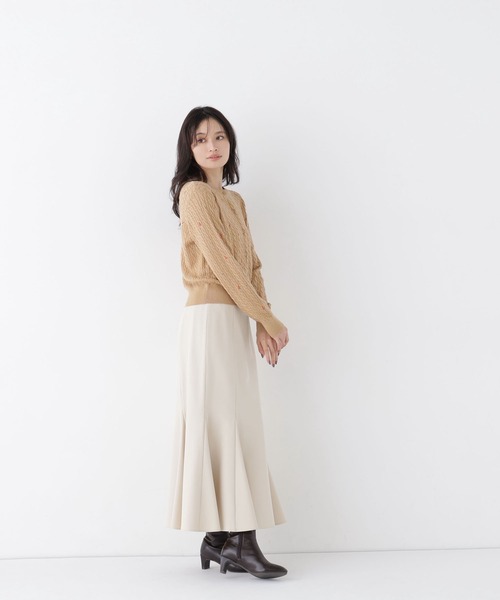 NATURAL BEAUTY BASIC(ナチュラルビューティーベーシック)の「ドットフラワー刺繍カーディガン(カーディガン/ボレロ・レディース・ベージュ系その他/ブラック系その他2/ホワイト系その他・フリ-)」の15枚目の写真