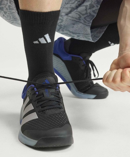 adidas（アディダス）の「ドロップセット 4 トレーニング / Dropset 4 Training / アディダス adidas（スニーカー・メンズ・ブラック×シルバー・25.5cm/29.0cm/28.5cm/28.0cm/25.0cm/27.5cm/27.0cm/26.5cm/26.0cm/24.5cm）」の4枚目の写真