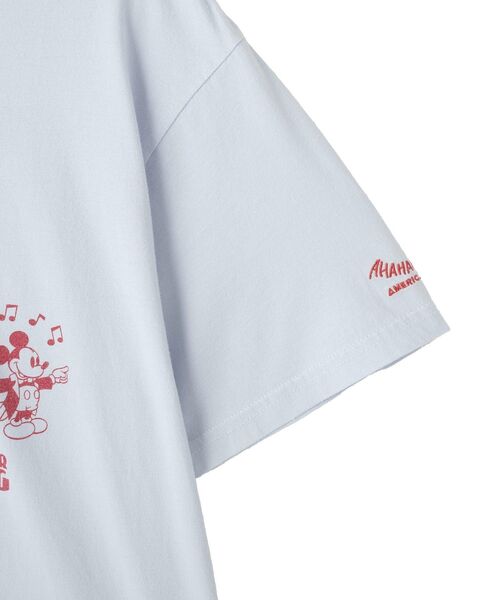 Disney(ディズニー)の「【Mickey&Friends】ビンテージ加工アソートプリントTシャツ(Tシャツ/カットソー・レディース・ダークグレー/サックスブルー/ライトベージュ/オフホワイト・FREE)」の7枚目の写真