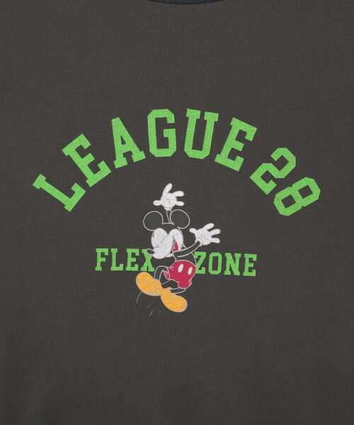 Disney(ディズニー)の「【Mickey&Friends】ビンテージ加工アソートプリントTシャツ(Tシャツ/カットソー・レディース・ダークグレー/サックスブルー/ライトベージュ/オフホワイト・FREE)」の11枚目の写真