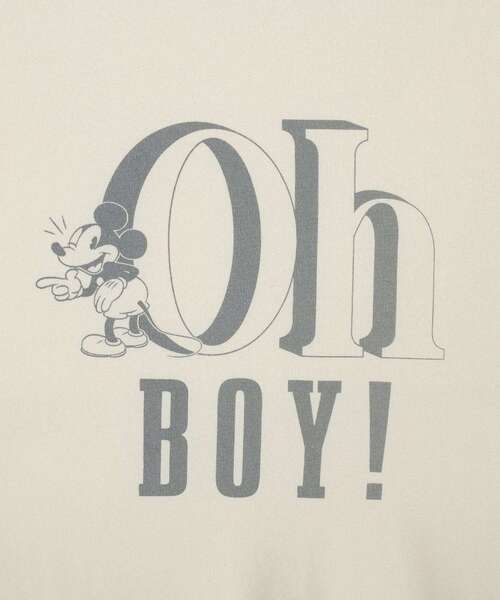 Disney(ディズニー)の「【Mickey&Friends】ビンテージ加工アソートプリントTシャツ(Tシャツ/カットソー・レディース・ダークグレー/サックスブルー/ライトベージュ/オフホワイト・FREE)」の13枚目の写真