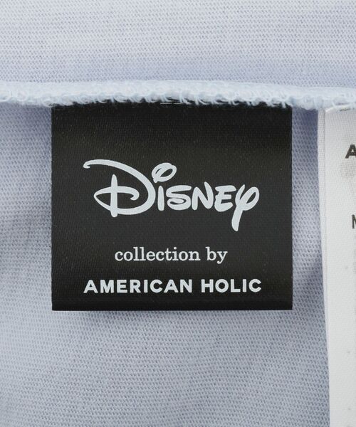Disney(ディズニー)の「【Mickey&Friends】ビンテージ加工アソートプリントTシャツ(Tシャツ/カットソー・レディース・ダークグレー/サックスブルー/ライトベージュ/オフホワイト・FREE)」の18枚目の写真
