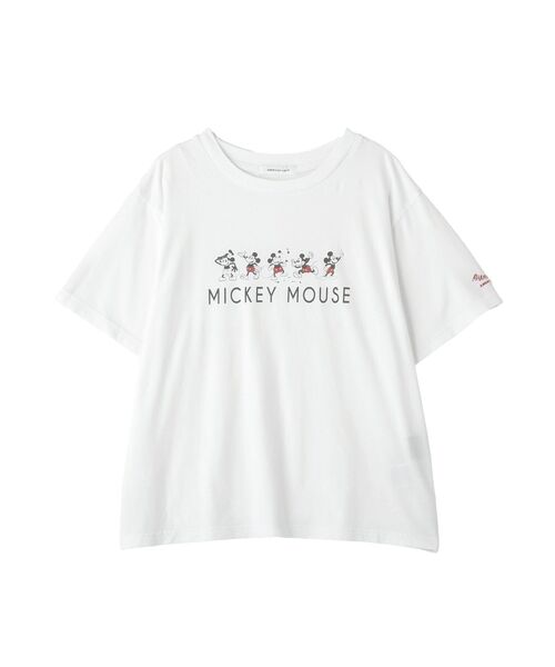 Disney(ディズニー)の「【Mickey&Friends】ビンテージ加工アソートプリントTシャツ(Tシャツ/カットソー・レディース・ダークグレー/サックスブルー/ライトベージュ/オフホワイト・FREE)」の20枚目の写真