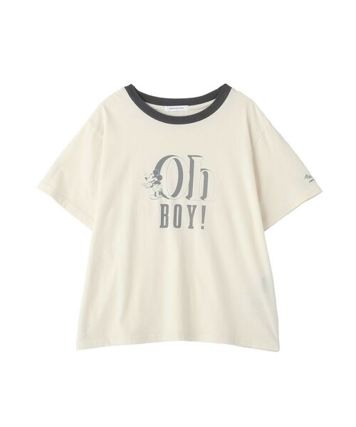 Disney(ディズニー)の「【Mickey&Friends】ビンテージ加工アソートプリントTシャツ(Tシャツ/カットソー・レディース・ダークグレー/サックスブルー/ライトベージュ/オフホワイト・FREE)」の22枚目の写真