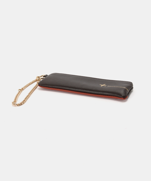 SKIN（スキン）の「【SKIN/スキン】Chain pen pouch（ポーチ・レディース・ブラウン・FREE）」の6枚目の写真