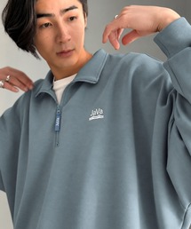 Java（ジャバ）の「《JaVaジャバコラボ》ラクなのに、きちんと見える。胸刺繍ダンボール素材ハーフジッププルオーバー(オーバーサイズ)（Tシャツ/カットソー）」