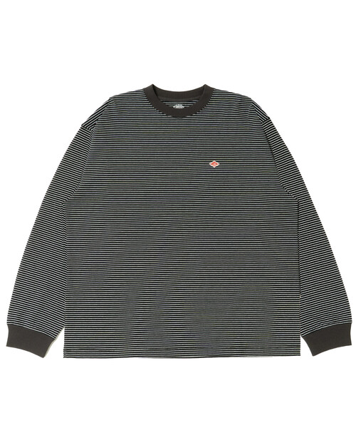 DANTON(ダントン)の「Women's Long Sleeve T-Shirt Stripe(Tシャツ/カットソー・レディース・ホワイト系その他/ブラック系その他2/ブラウン系その他2/ブルー系その他5/ブルー系その他/ブラック系その他/レッド系その他/ブラウン系その他・M/S/XS)」の3枚目の写真
