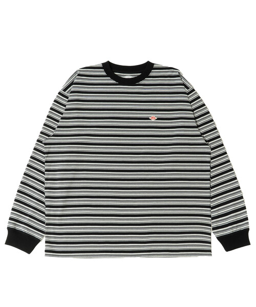 DANTON(ダントン)の「Women's Long Sleeve T-Shirt Stripe(Tシャツ/カットソー・レディース・ホワイト系その他/ブラック系その他2/ブラウン系その他2/ブルー系その他5/ブルー系その他/ブラック系その他/レッド系その他/ブラウン系その他・M/S/XS)」の4枚目の写真