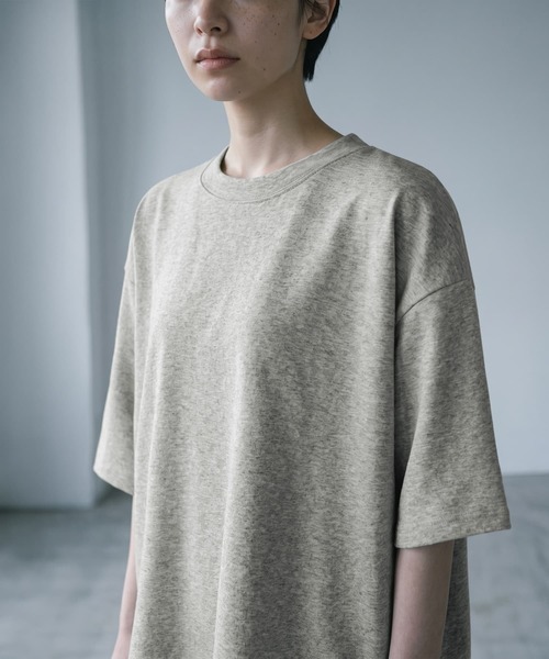STYLE DELI(スタイルデリ)の「【BLK001】コントラストラインTシャツ(Tシャツ/カットソー・レディース・ブルー/グレー・FREE)」の16枚目の写真