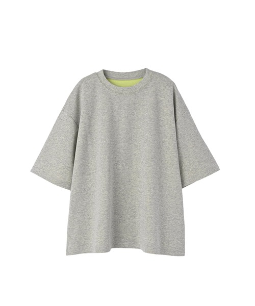 STYLE DELI(スタイルデリ)の「【BLK001】コントラストラインTシャツ(Tシャツ/カットソー・レディース・ブルー/グレー・FREE)」の14枚目の写真