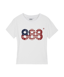 USA NUMBER.888 レディース スリムフィット 半袖Tシャツ 5カラー
