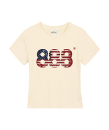 USA NUMBER.888 レディース スリムフィット 半袖Tシャツ 5カラー