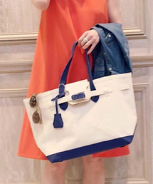 Demi-Luxe BEAMS | LA COUSETTE / 別注 キャンバスベルテッドトート L(トートバッグ)