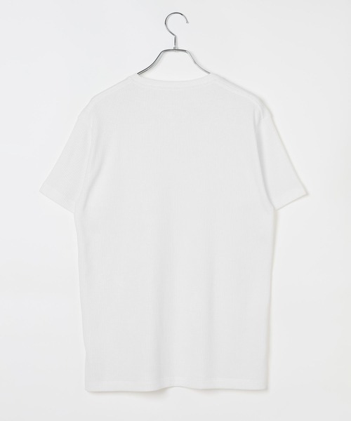 GLOBAL WORK(グローバルワーク)の「【Phiten】ワッフル半袖Tシャツ/879464(Tシャツ/カットソー・メンズ・ホワイト/グレー/ブラック・SMALL/LARGE/MEDIUM/X-LARGE)」の4枚目の写真