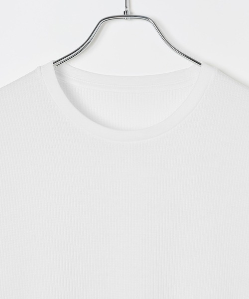 GLOBAL WORK(グローバルワーク)の「【Phiten】ワッフル半袖Tシャツ/879464(Tシャツ/カットソー・メンズ・ホワイト/グレー/ブラック・SMALL/LARGE/MEDIUM/X-LARGE)」の5枚目の写真