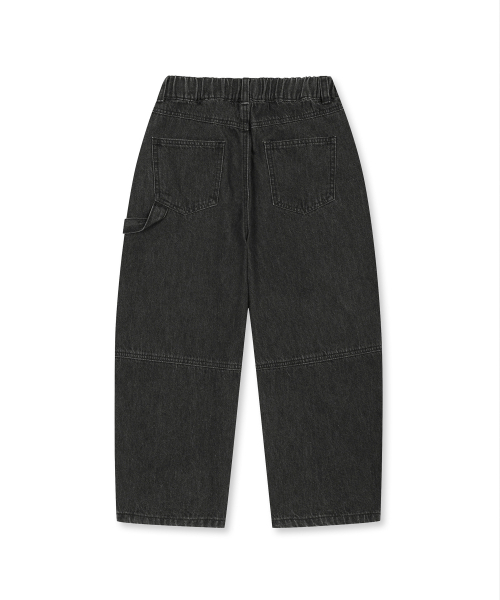 BROWNBREATH KIDS(ブラウンブレスキッズ)の「KIDS TAG CAMO POINT DENIM PANTS - DARK GREY(デニムパンツ・レディース・その他・110/120/130/140/150)」の3枚目の写真