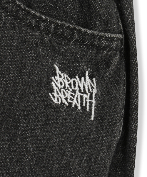 BROWNBREATH KIDS(ブラウンブレスキッズ)の「KIDS TAG CAMO POINT DENIM PANTS - DARK GREY(デニムパンツ・レディース・その他・110/120/130/140/150)」の5枚目の写真