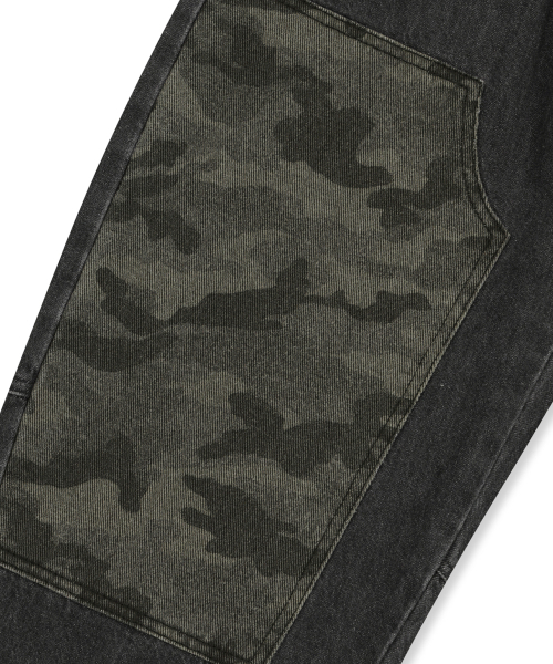 BROWNBREATH KIDS(ブラウンブレスキッズ)の「KIDS TAG CAMO POINT DENIM PANTS - DARK GREY(デニムパンツ・レディース・その他・110/120/130/140/150)」の6枚目の写真