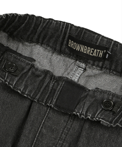 BROWNBREATH KIDS(ブラウンブレスキッズ)の「KIDS TAG CAMO POINT DENIM PANTS - DARK GREY(デニムパンツ・レディース・その他・110/120/130/140/150)」の9枚目の写真