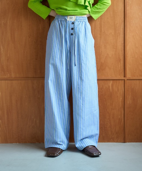 common gull products.（コモンガルプロダクツ）の「秋の居残りパンツ（その他パンツ・レディース・ネイビー/グリーン系/レッド系・SMALL/MEDIUM/LARGE）」の2枚目の写真