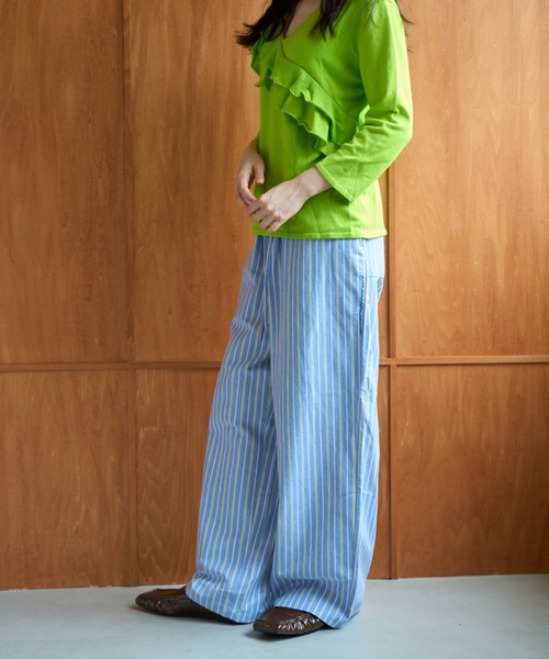 common gull products.（コモンガルプロダクツ）の「秋の居残りパンツ（その他パンツ・レディース・ネイビー/グリーン系/レッド系・SMALL/MEDIUM/LARGE）」の11枚目の写真