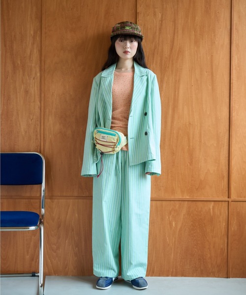 common gull products.（コモンガルプロダクツ）の「秋の居残りパンツ（その他パンツ・レディース・ネイビー/グリーン系/レッド系・SMALL/MEDIUM/LARGE）」の15枚目の写真
