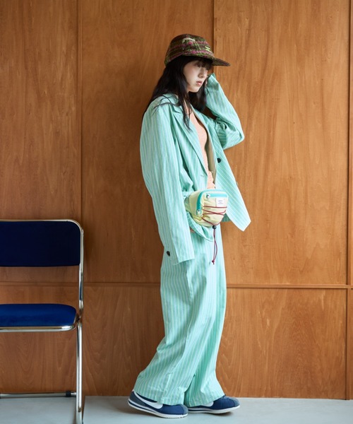 common gull products.（コモンガルプロダクツ）の「秋の居残りパンツ（その他パンツ・レディース・ネイビー/グリーン系/レッド系・SMALL/MEDIUM/LARGE）」の17枚目の写真