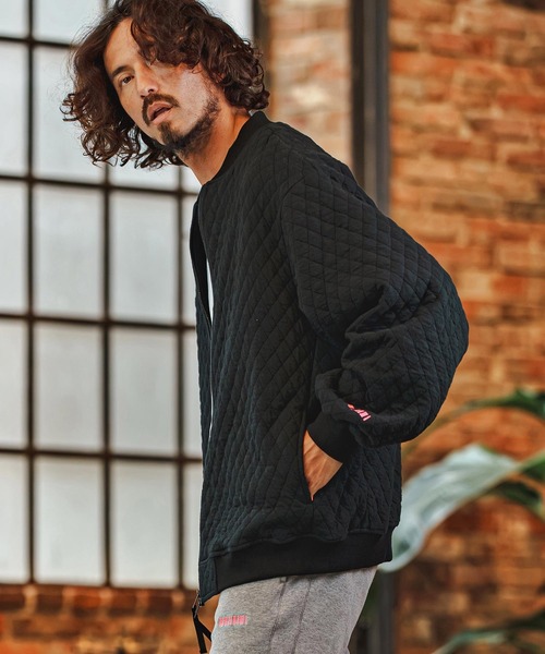 felkod（フィルコッド）の「mj11986- Oversized Quilted Blouson キルトブルゾン(F26F070)（ブルゾン・メンズ・トップグレー/ブラック・L/M/S）」の5枚目の写真