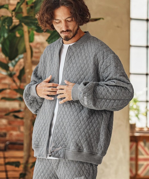 felkod（フィルコッド）の「mj11986- Oversized Quilted Blouson キルトブルゾン(F26F070)（ブルゾン・メンズ・トップグレー/ブラック・L/M/S）」の10枚目の写真