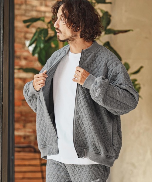 felkod（フィルコッド）の「mj11986- Oversized Quilted Blouson キルトブルゾン(F26F070)（ブルゾン・メンズ・トップグレー/ブラック・L/M/S）」の11枚目の写真