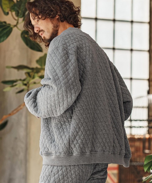 felkod（フィルコッド）の「mj11986- Oversized Quilted Blouson キルトブルゾン(F26F070)（ブルゾン・メンズ・トップグレー/ブラック・L/M/S）」の12枚目の写真