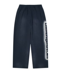 SUNFADE BLUR LOGO SWEAT PANTS navy