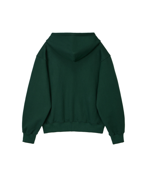 NOHANT(ノアン)の「LONELY/LOVELY フラッフィーフーディー ジップアップ(グリーン/ネイビー)(パーカー・レディース・グリーン・SMALL/MEDIUM/LARGE)」の8枚目の写真