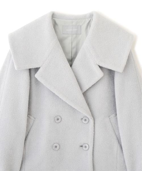JILL by JILL STUART（ジルバイジルスチュアート）の「ビッグカラーショートブルゾン（ブルゾン・レディース・ブラック/ホワイト/ブルー・FREE）」の14枚目の写真