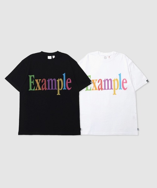 EXAMPLE（エグザンプル）の「EXAMPLE COLORFUL TEE（Tシャツ/カットソー・メンズ・ホワイト/ブラック・L/XXL/XL）」の3枚目の写真