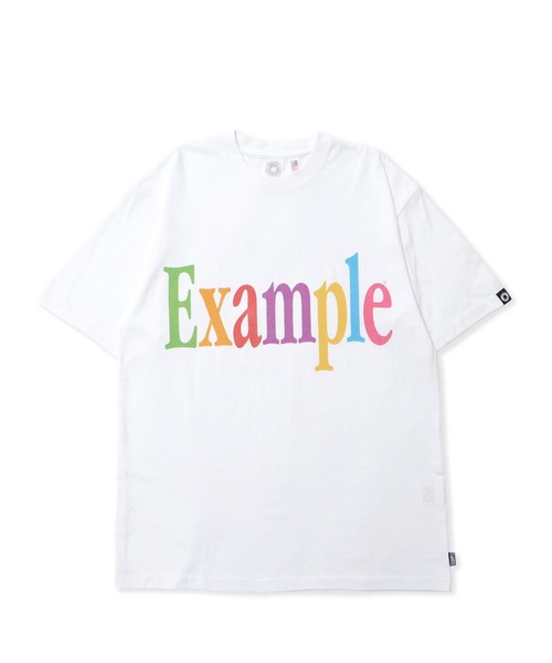 EXAMPLE（エグザンプル）の「EXAMPLE COLORFUL TEE（Tシャツ/カットソー・メンズ・ホワイト/ブラック・L/XXL/XL）」の4枚目の写真
